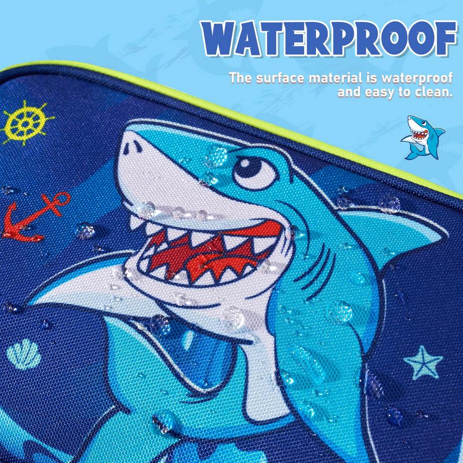 Only-bags.store Trousse de Toilette Enfant à Suspendre Imprimé Requin  