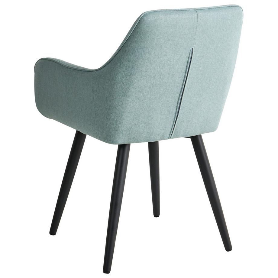 Beliani Set di 2 sedie da pranzo en Lino sintetico Scandinavo TIRANO  