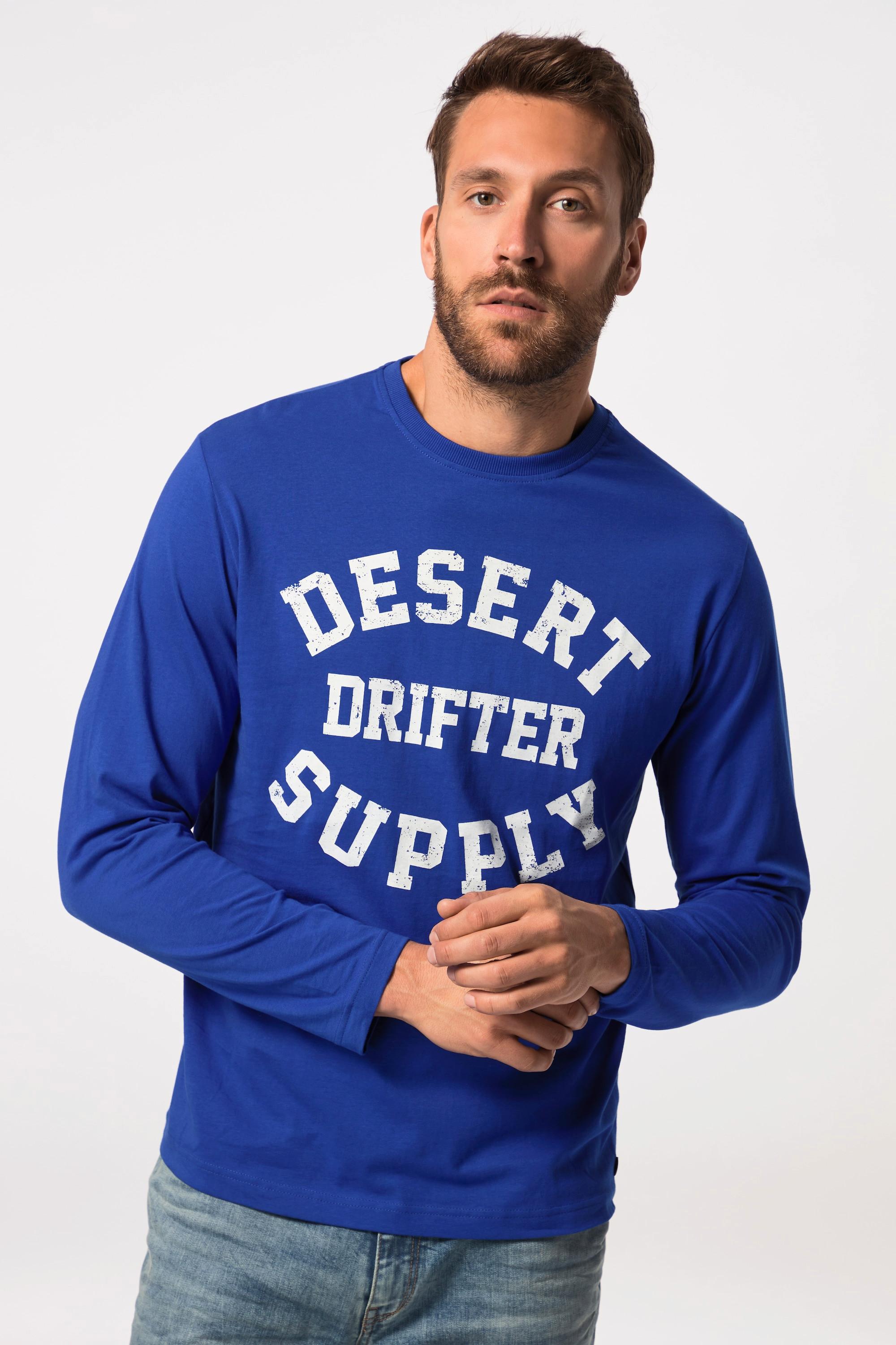 JP1880 Langarmshirt Stickerei Rundhals  