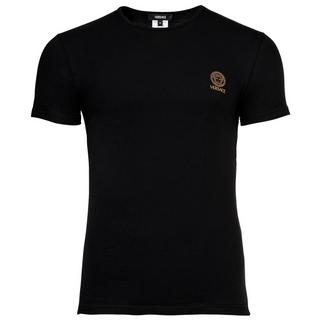 VERSACE Topeka Bi-Stretch Cotton Organic New Logo Figurbetontes T-Shirt 2er Pack  