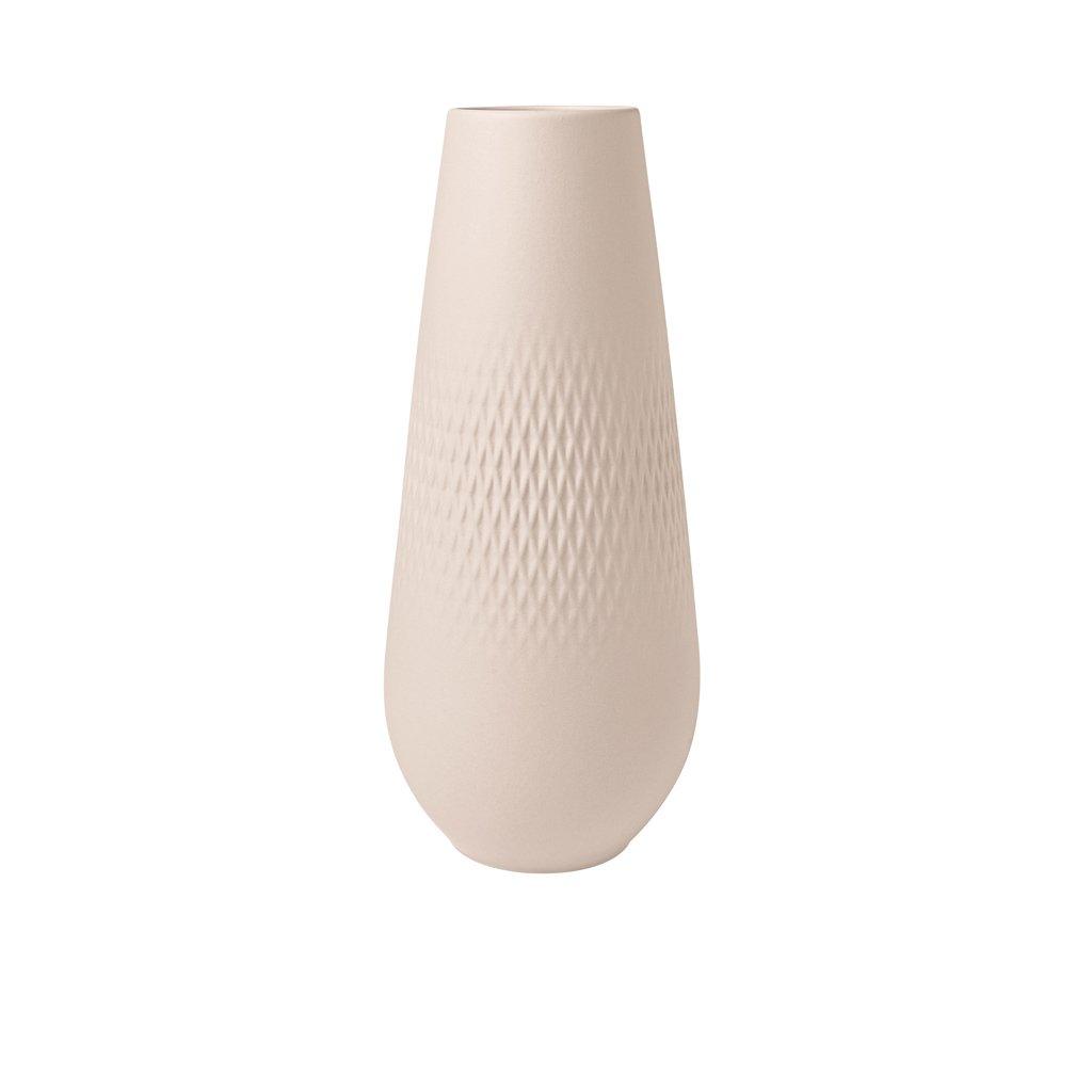 Villeroy&Boch Vase Carré haut Manufacture Collier beige  