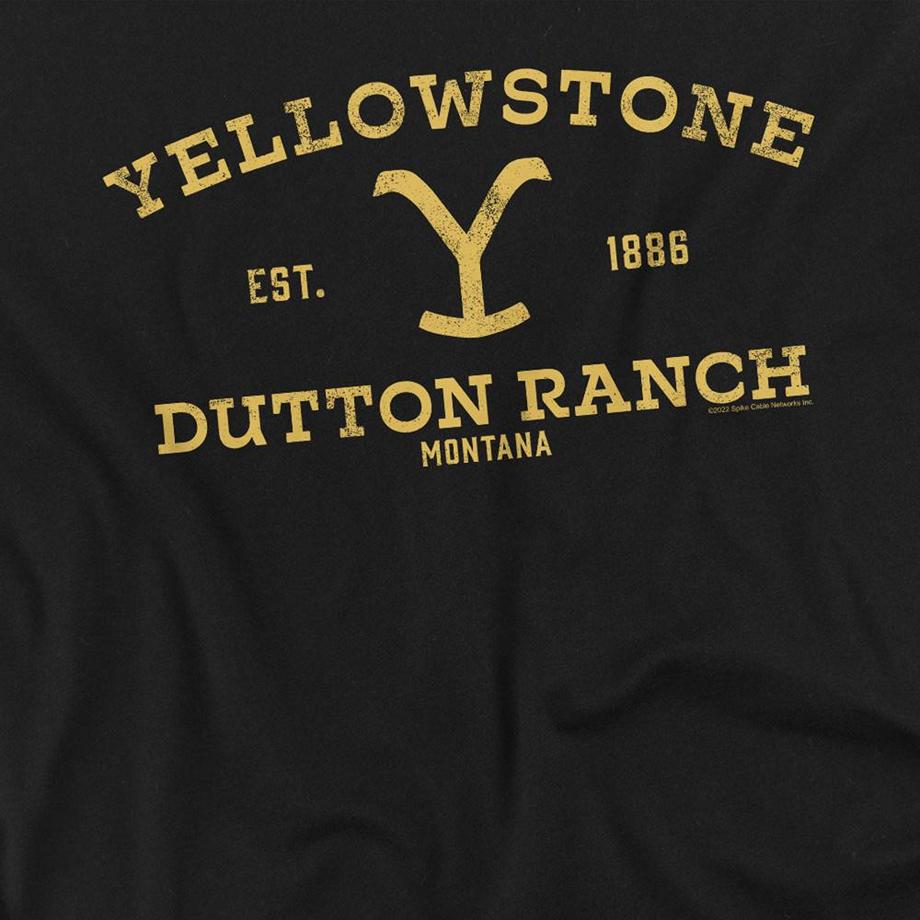 Yellowstone Maglietta Dutton Ranch Simple  