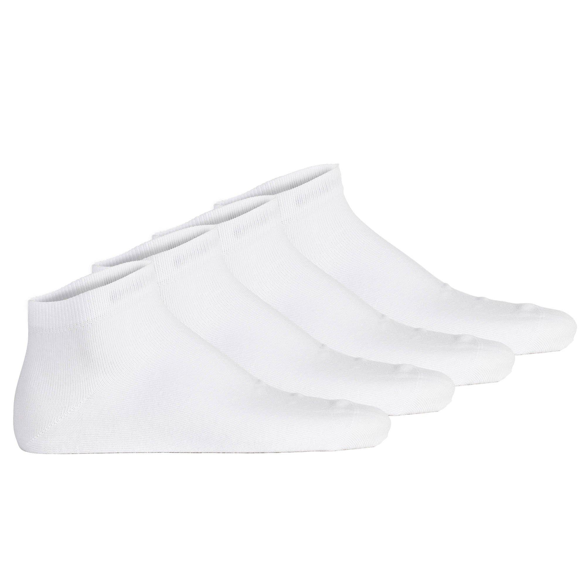 von Jungfeld Stretch-Essentials Calzini Sneaker Confezione da 4  