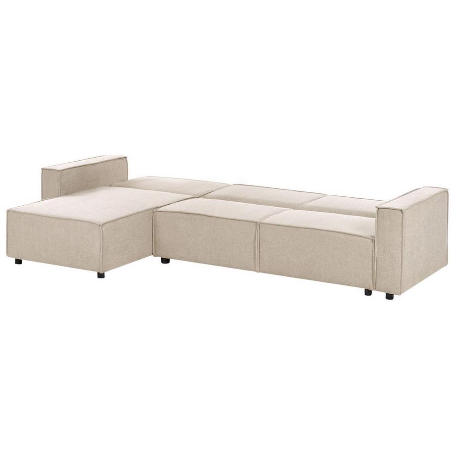 Beliani Divano angolare en Tessuto Scandinavo ROMEDAL II  