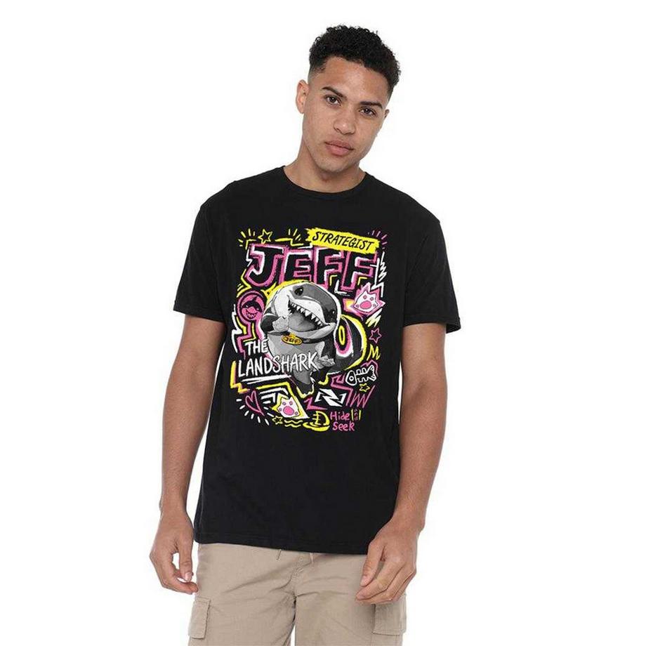 MARVEL Jeff der Landhai Grafikdruck T-Shirt  