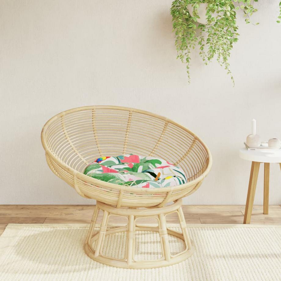 VidaXL cuscino rotondo Tessuto  