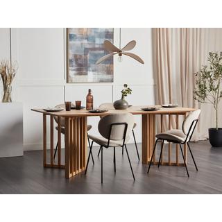 Beliani Table de repas en MDF Moderne LEANDRA  