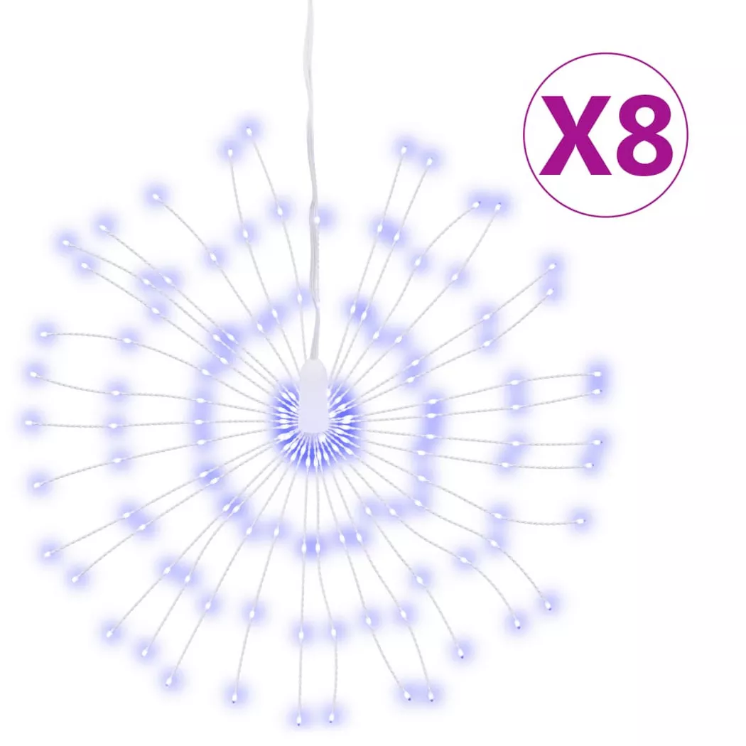 VidaXL - Weihnachtsbeleuchtung, One Size, Blau
