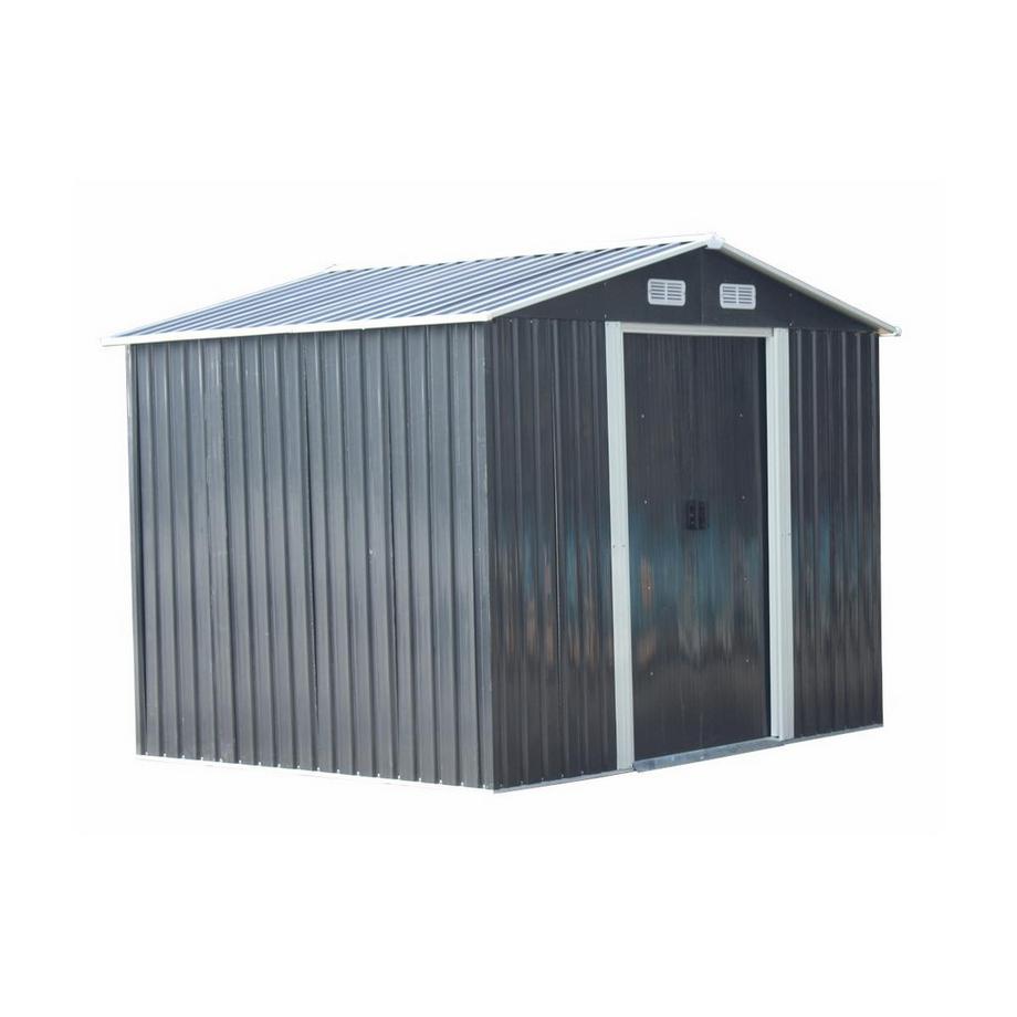 Vente-unique Gerätehaus Gartenhaus - Stahl - 5,2 m² - MANSO  