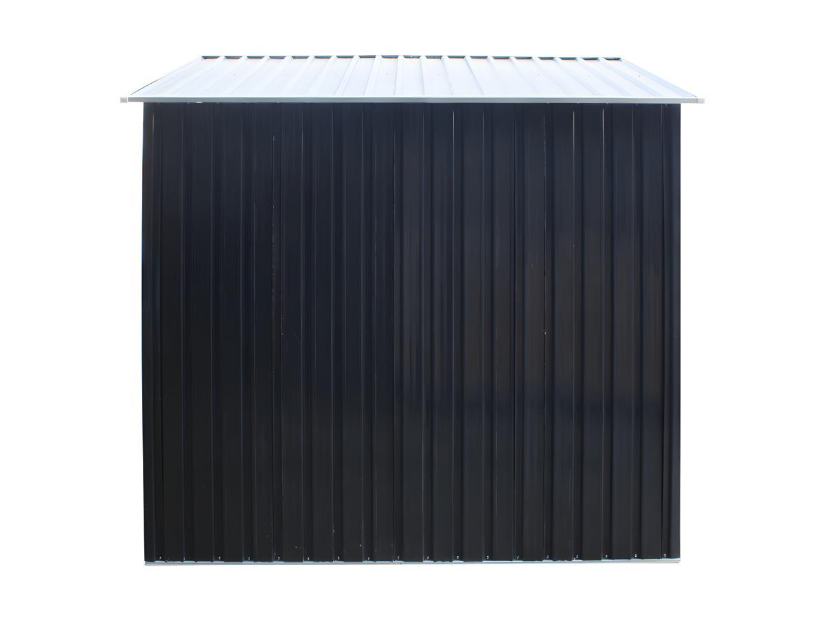 Vente-unique Gerätehaus Gartenhaus - Stahl - 5,2 m² - MANSO  
