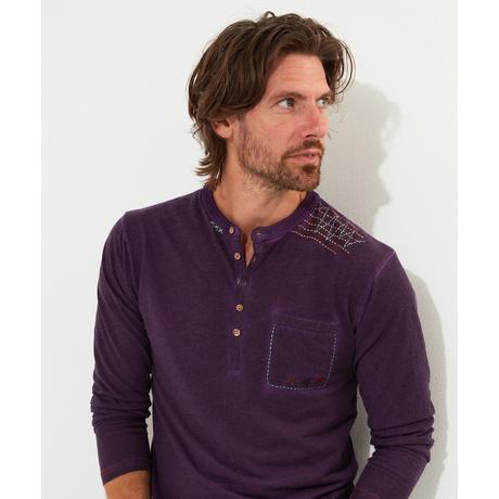 Joe Browns  Einzigartiges Acid Wash Henley 