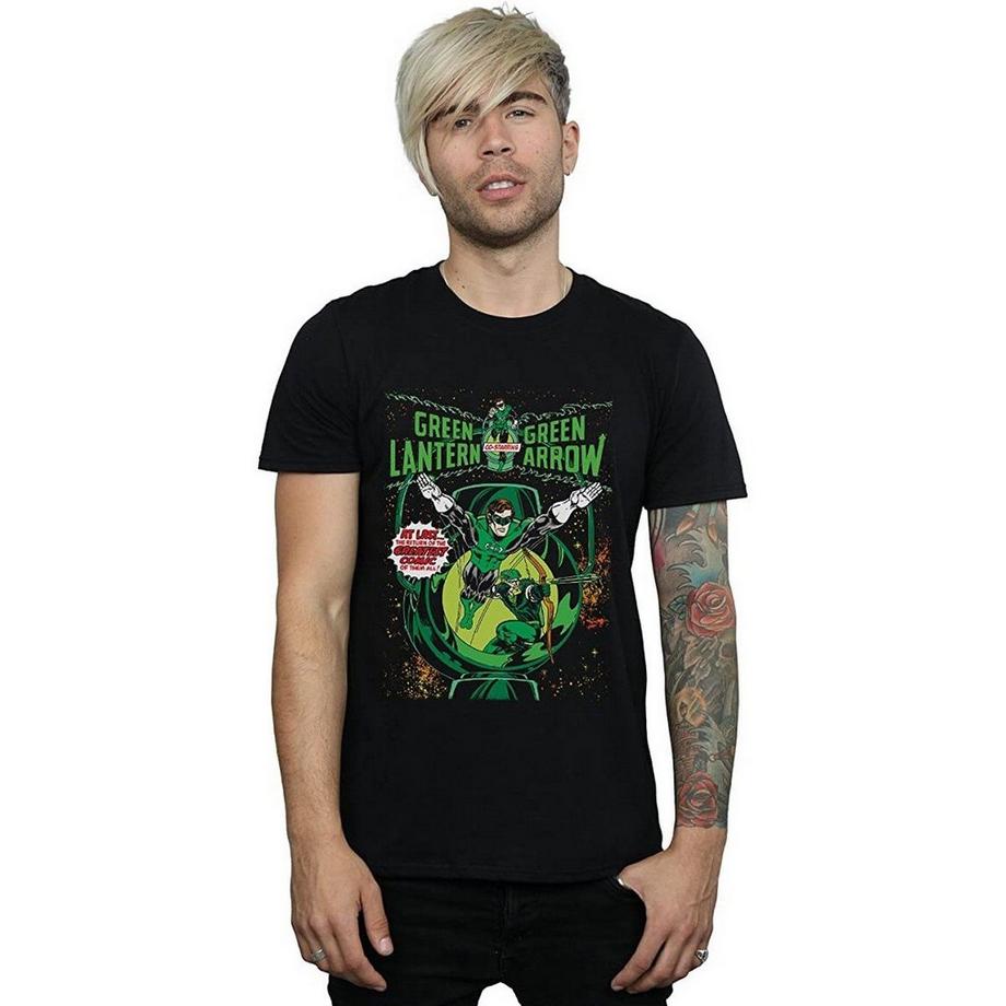 DC COMICS Green Lantern Green Arrow Stampa T-Shirt  