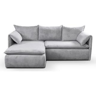 PASCAL MORABITO Canapé d'angle conible en velours côtelé TEODORA de PASCAL MORABITO Angle gauche  