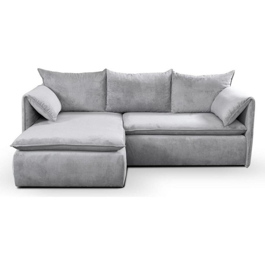 PASCAL MORABITO Canapé d'angle conible en velours côtelé TEODORA de PASCAL MORABITO Angle gauche  