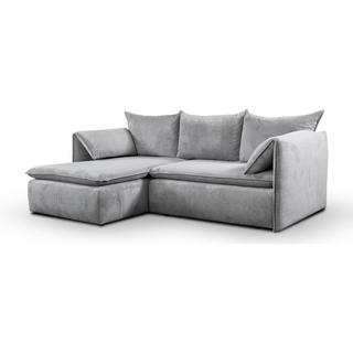 PASCAL MORABITO Canapé d'angle conible en velours côtelé TEODORA de PASCAL MORABITO Angle gauche  