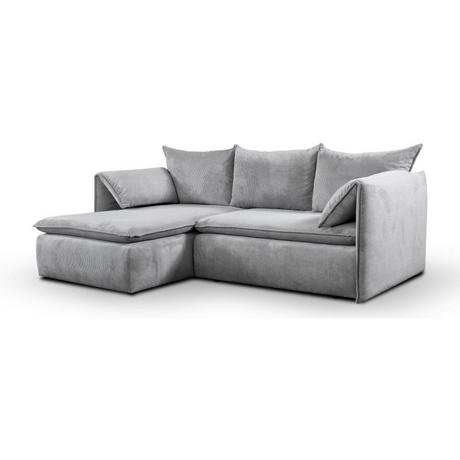 PASCAL MORABITO Canapé d'angle conible en velours côtelé TEODORA de PASCAL MORABITO Angle gauche  