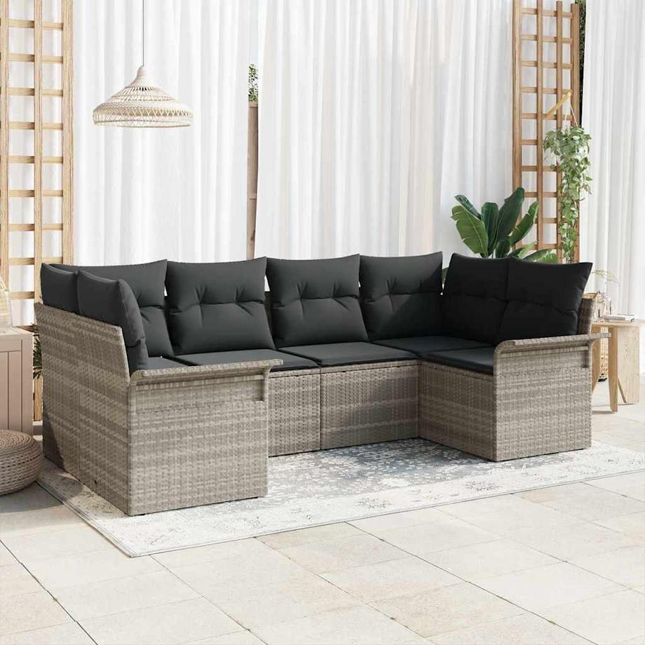 VidaXL Divano da giardino Polyrattan  