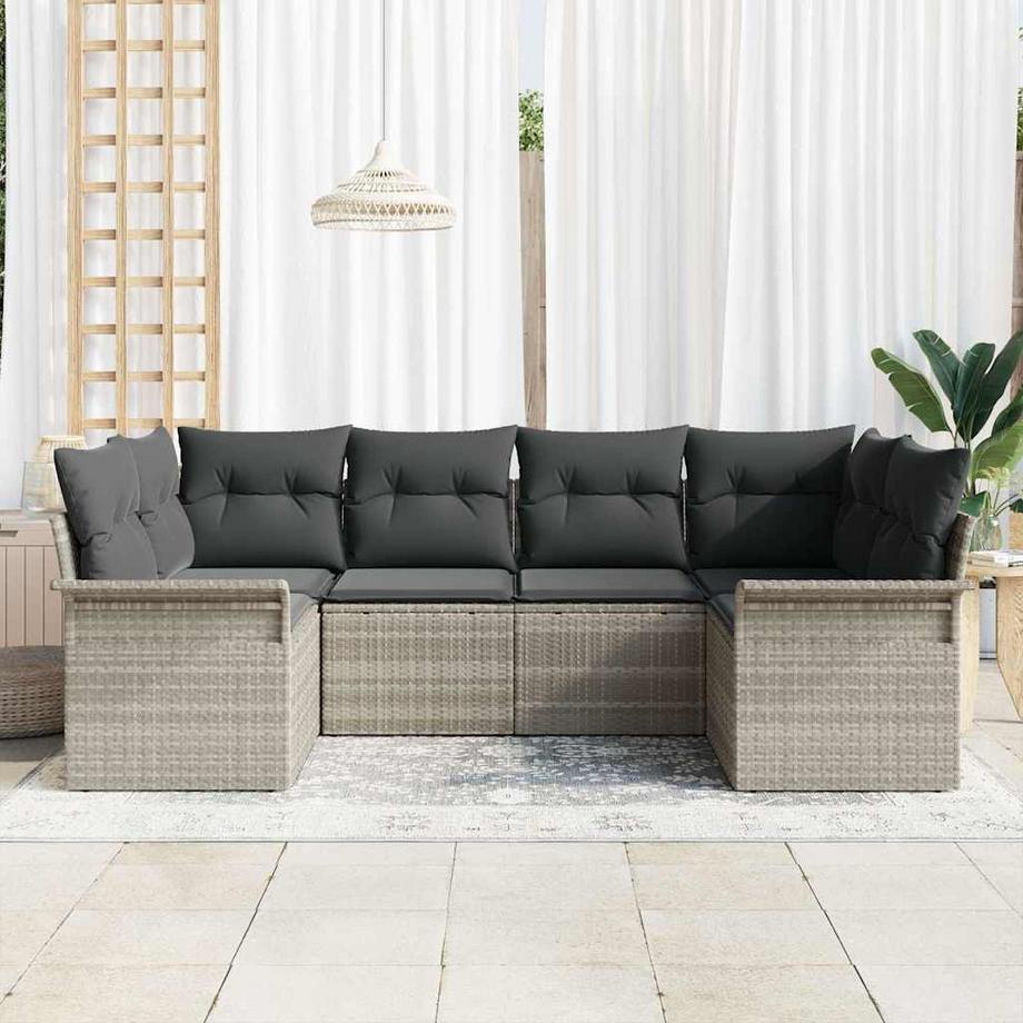 VidaXL Divano da giardino Polyrattan  
