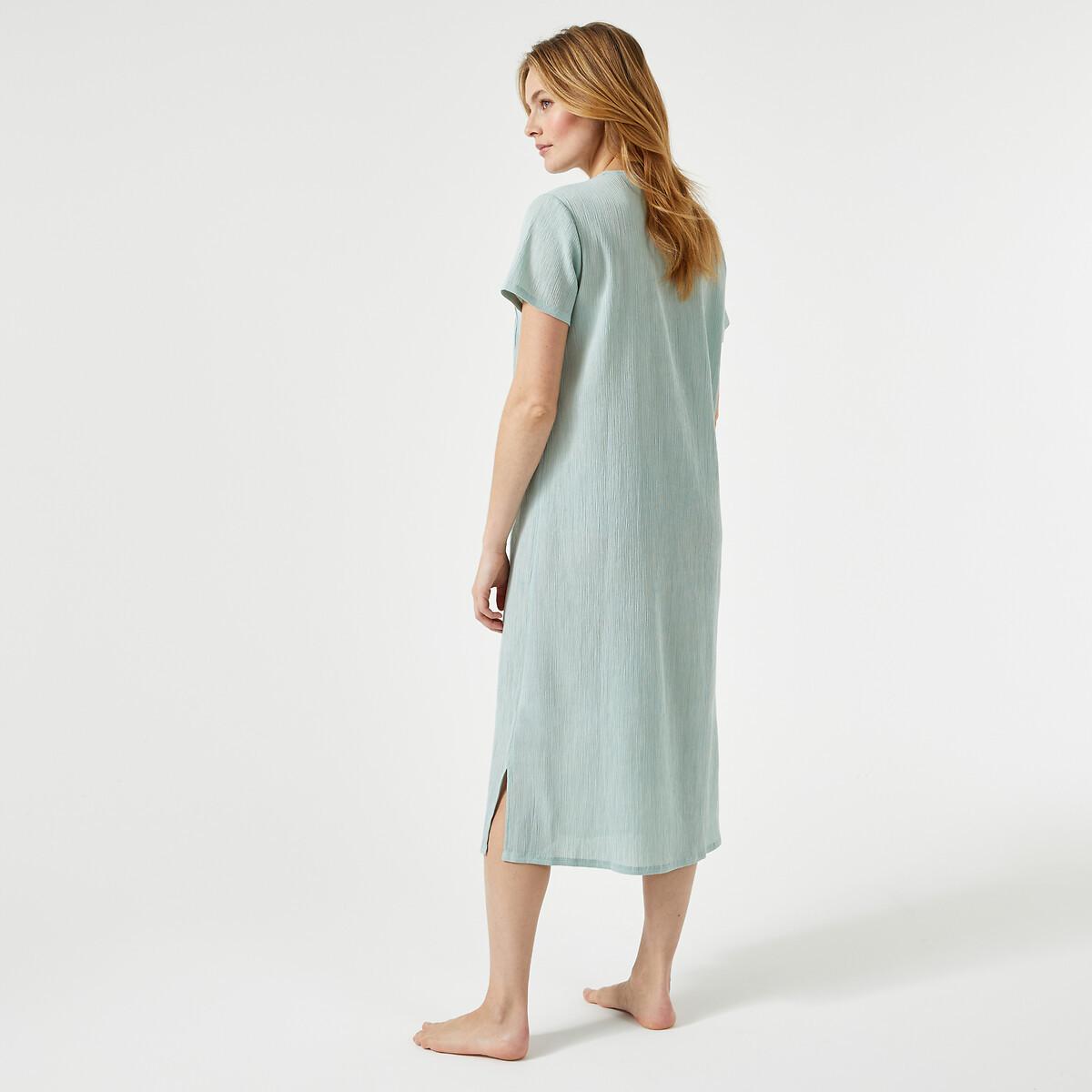 La Redoute Collections  Chemise de nuit en crépon de coton 