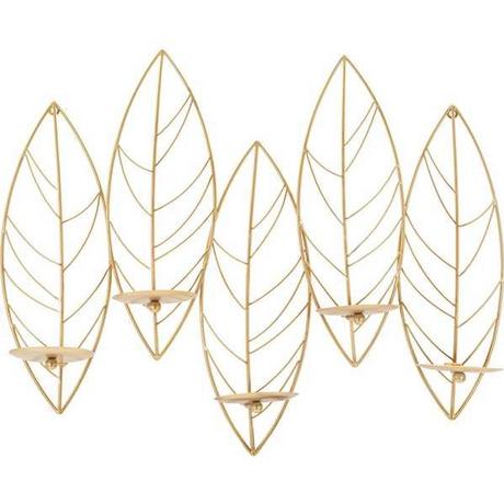 mutoni Wand-Kerzenhalter Leaf  