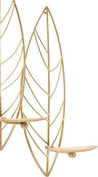 mutoni Wand-Kerzenhalter Leaf  