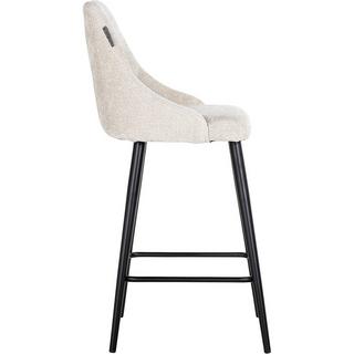 mutoni Chaise de bar Brooke crème 98 (lot de 2)  