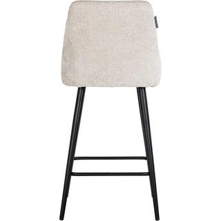 mutoni Chaise de bar Brooke crème 98 (lot de 2)  