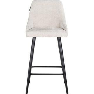 mutoni Chaise de bar Brooke crème 98 (lot de 2)  