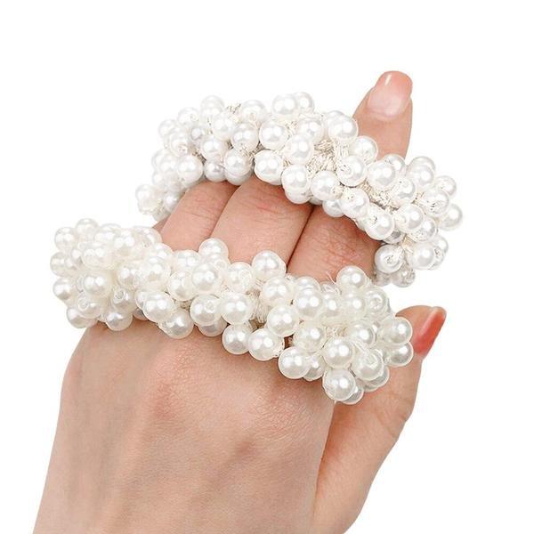 B2X  Haargummi mit Perlen 