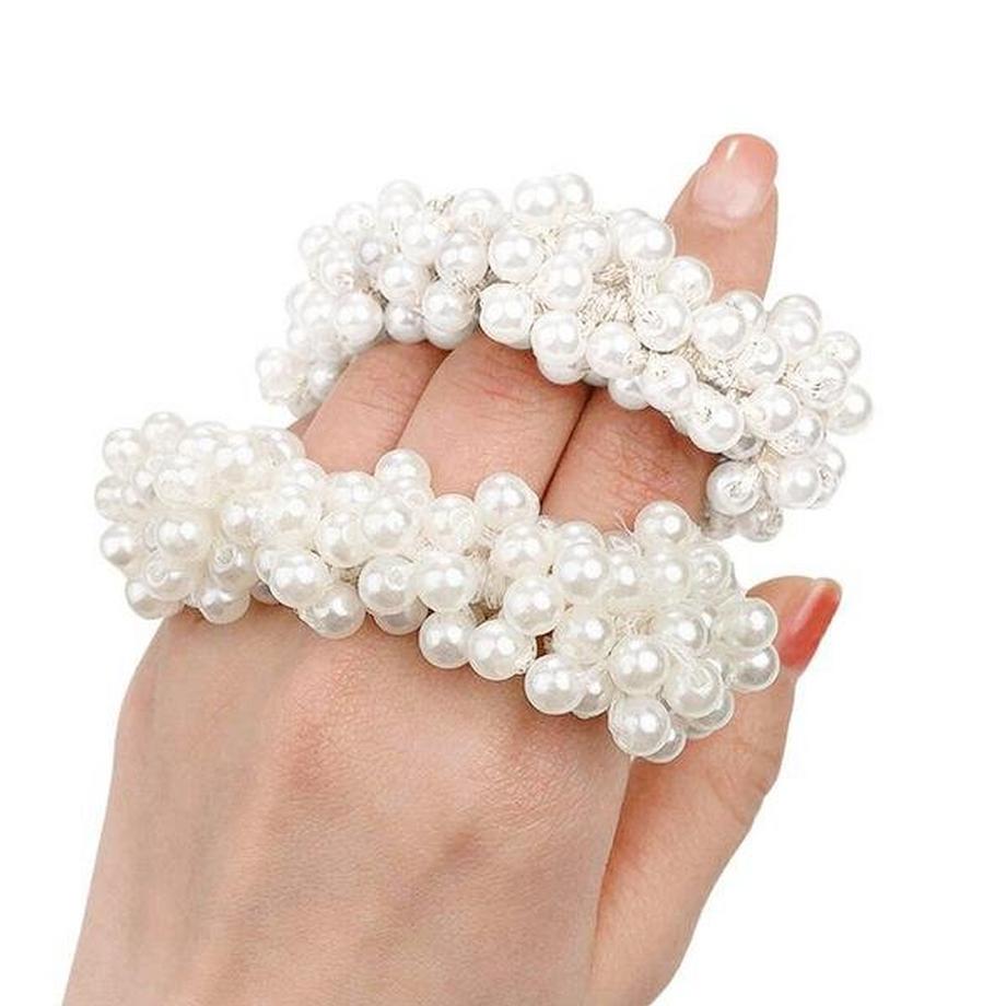 B2X  Élastique à cheveux avec perles 