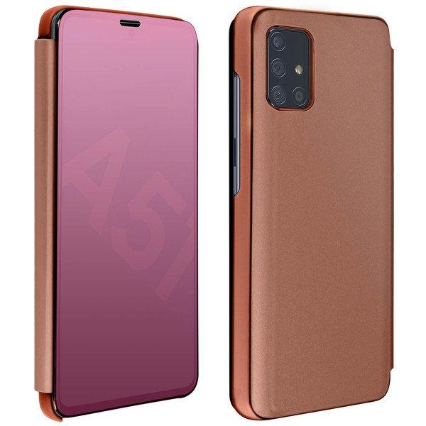 Avizar  Spiegelhülle Samsung Galaxy A51 Rosegold 