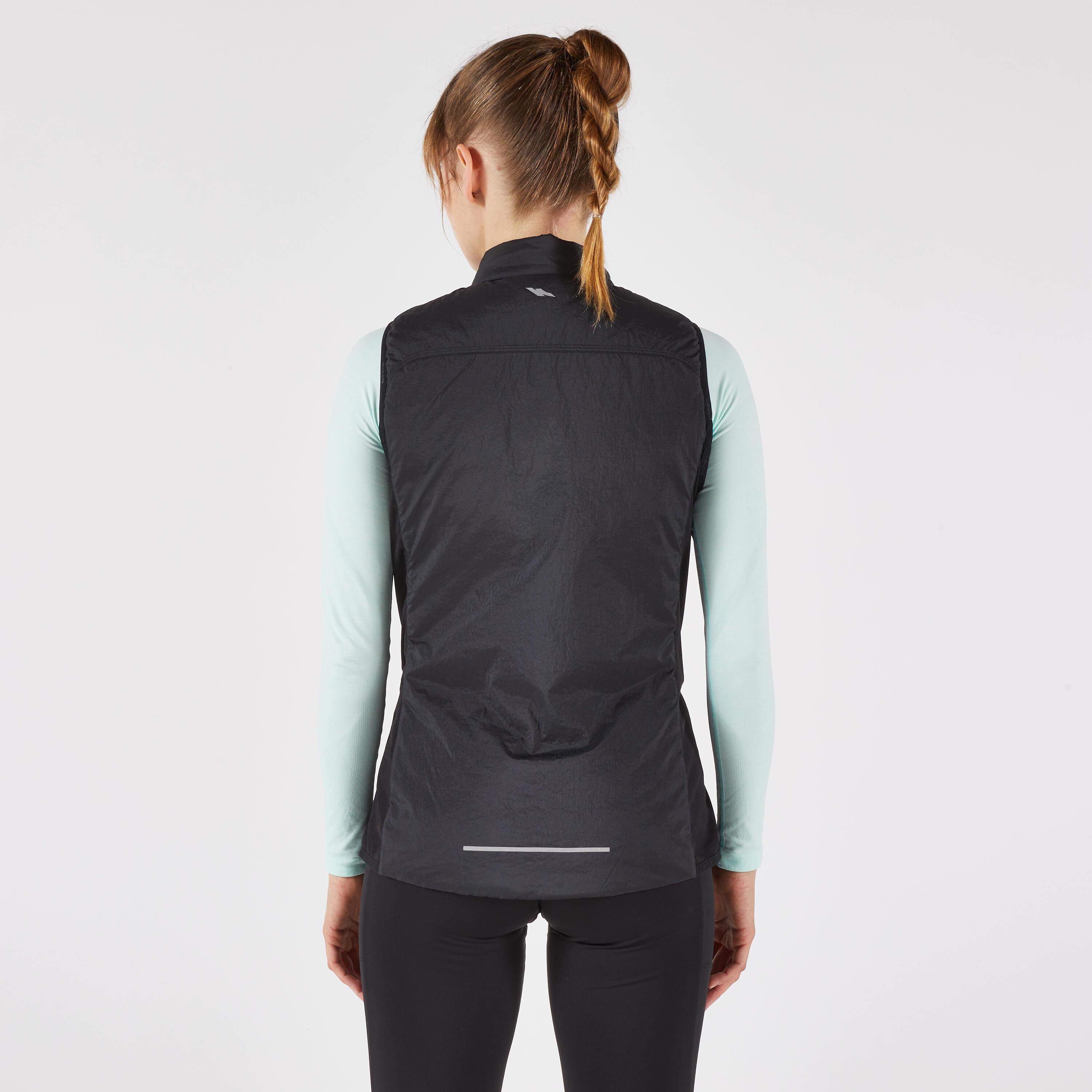 KIPRUN Gilet Chaud Coupe-Vent Sans Manches  