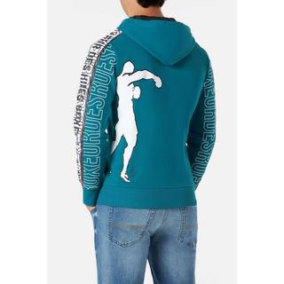 BOXEUR DES RUES Hooded Full Zip Sweatshirt mit Prints  
