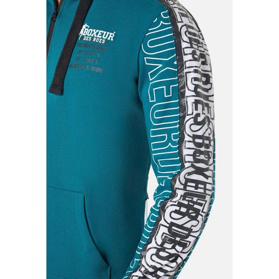 BOXEUR DES RUES Felpa con Cappuccio Full Zip con Stampe  