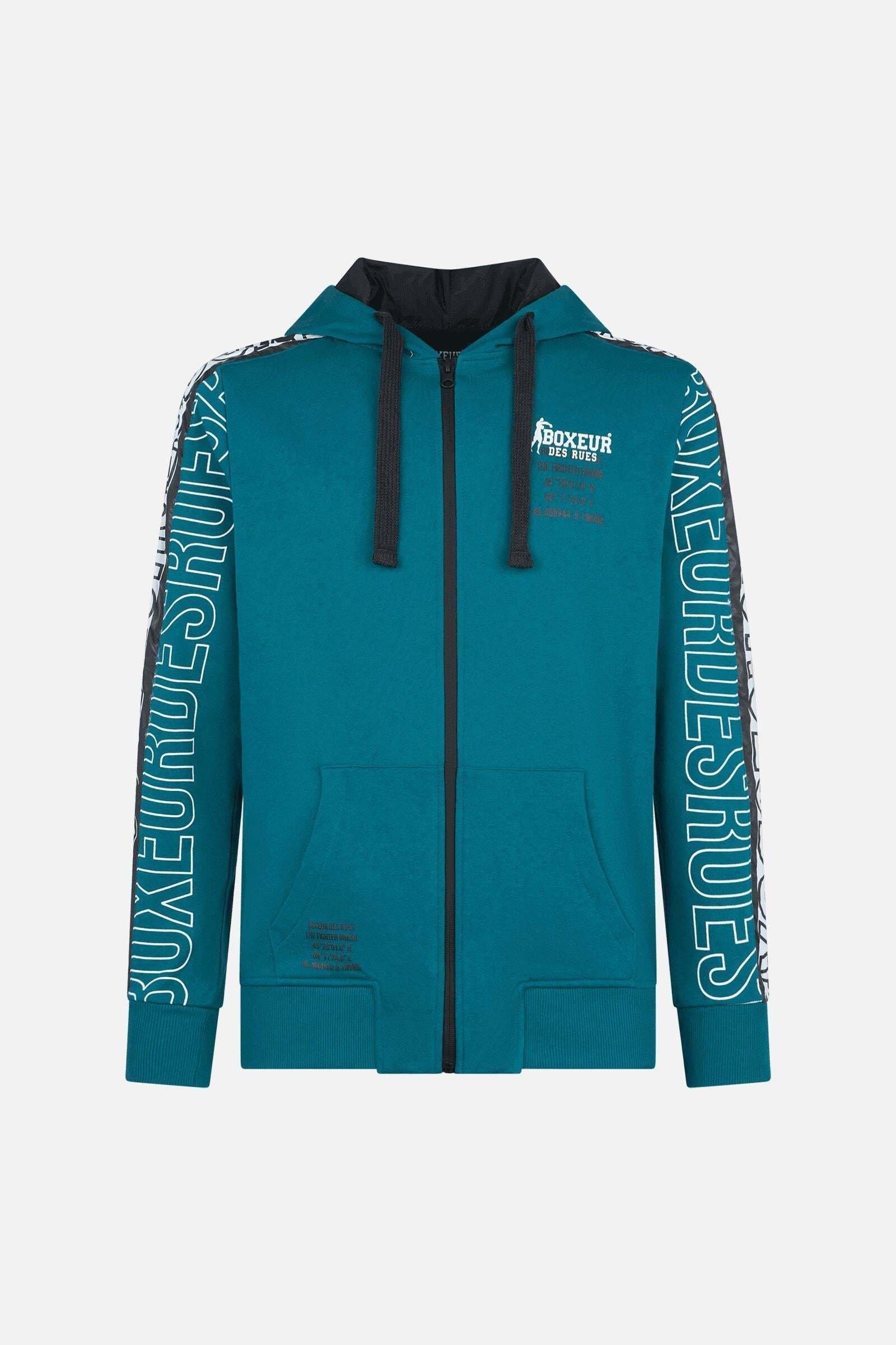 BOXEUR DES RUES  Hooded Full Zip With Prints 