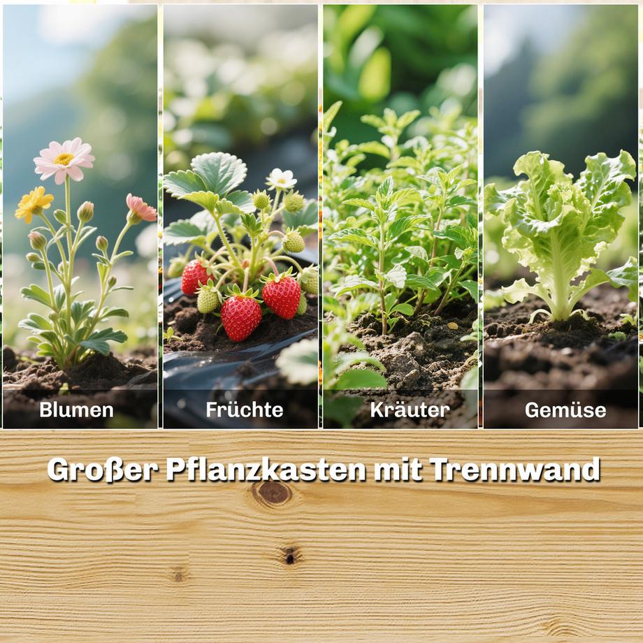 Outsunny Hochbeet mit Rankgitter  