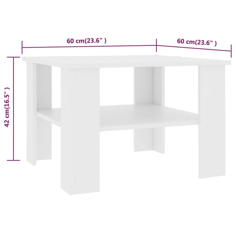 VidaXL Couchtisch holzwerkstoff  