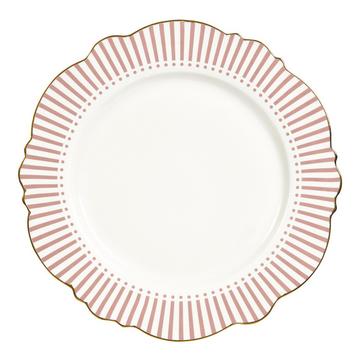 Assiette Madame Récamier-Rose