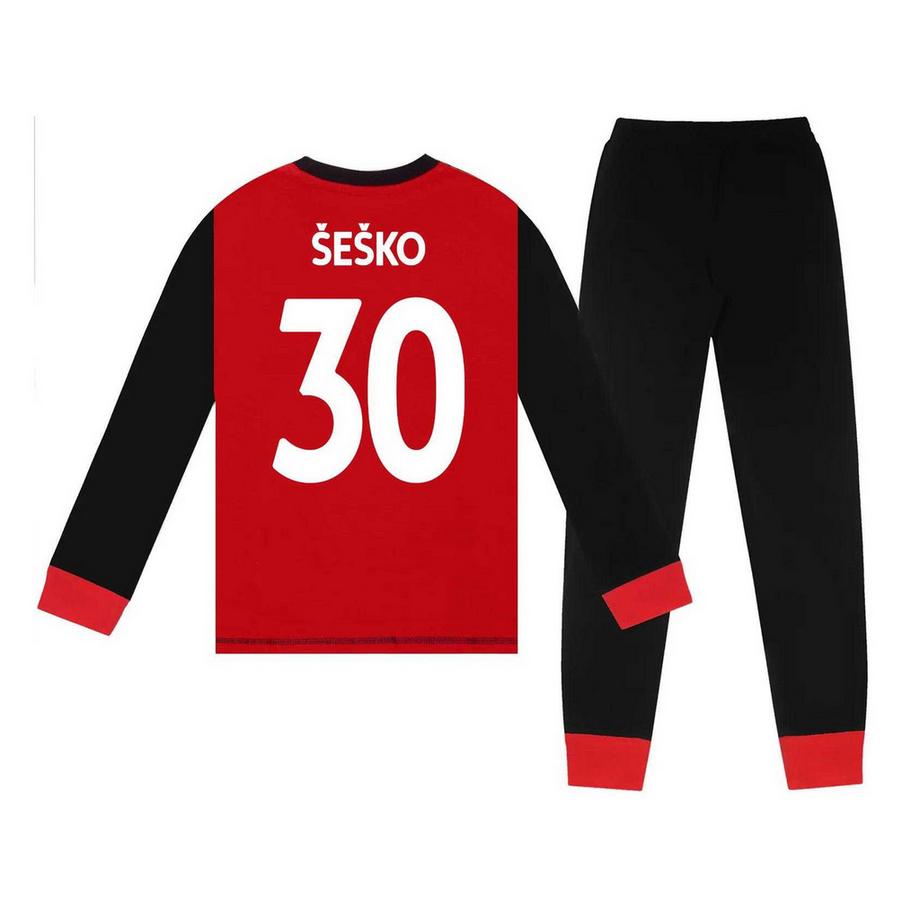 Manchester United  Ensemble De Pyjama Long Benjamin Sesko 