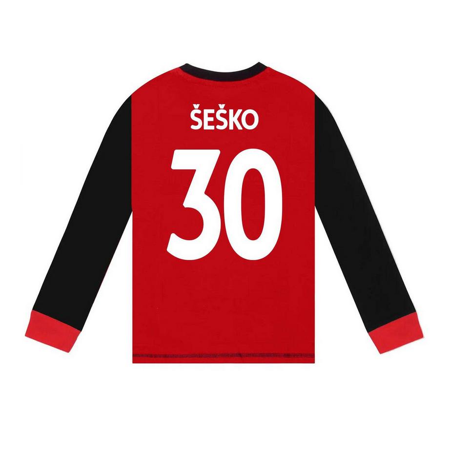 Manchester United  Ensemble De Pyjama Long Benjamin Sesko 