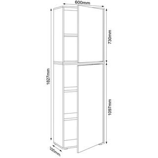 VCM Armoire de bureau Sideboard Salia 5x L60  