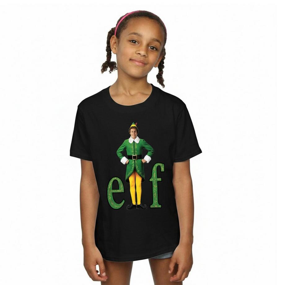 Elf  Maglietta Buddy Logo Ragazze 