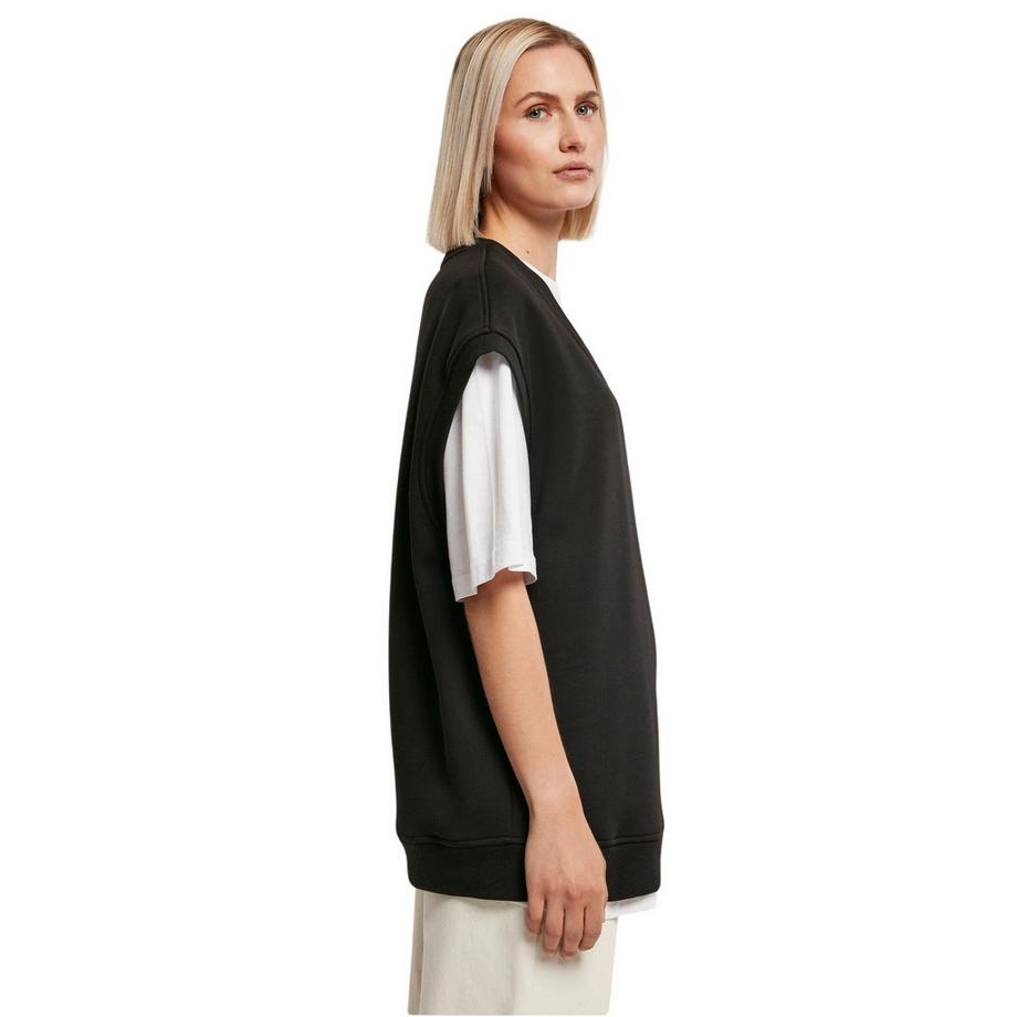 URBAN CLASSICS Sweatshirt Oversized Col V Manches Courtes  