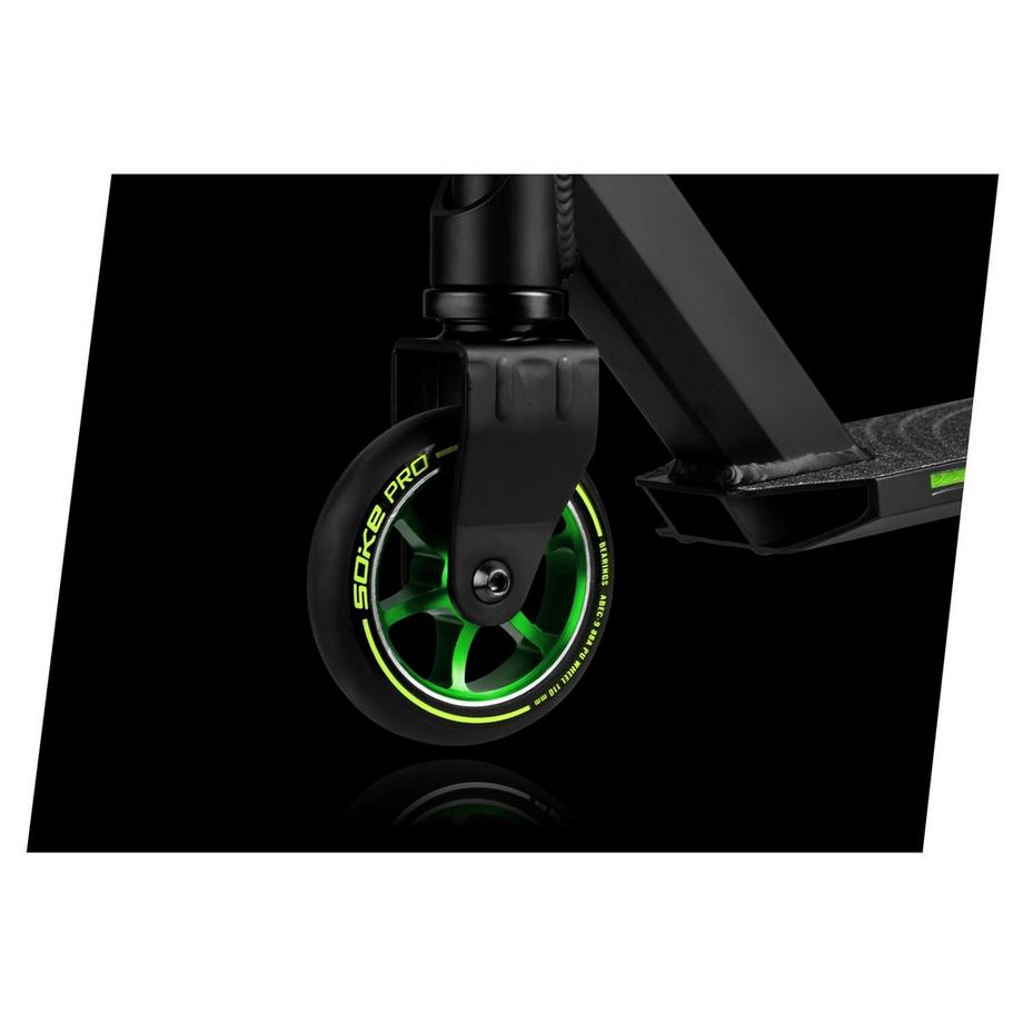 B2X  Professionelles Trick-Kick-Fahrrad SOKE PRO Gelb-Grün 