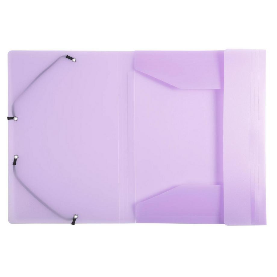 Exacompta Sammelmappe A4 mit Gummizug und 3 Klappen, PP, Chromaline Pastell - x 25  