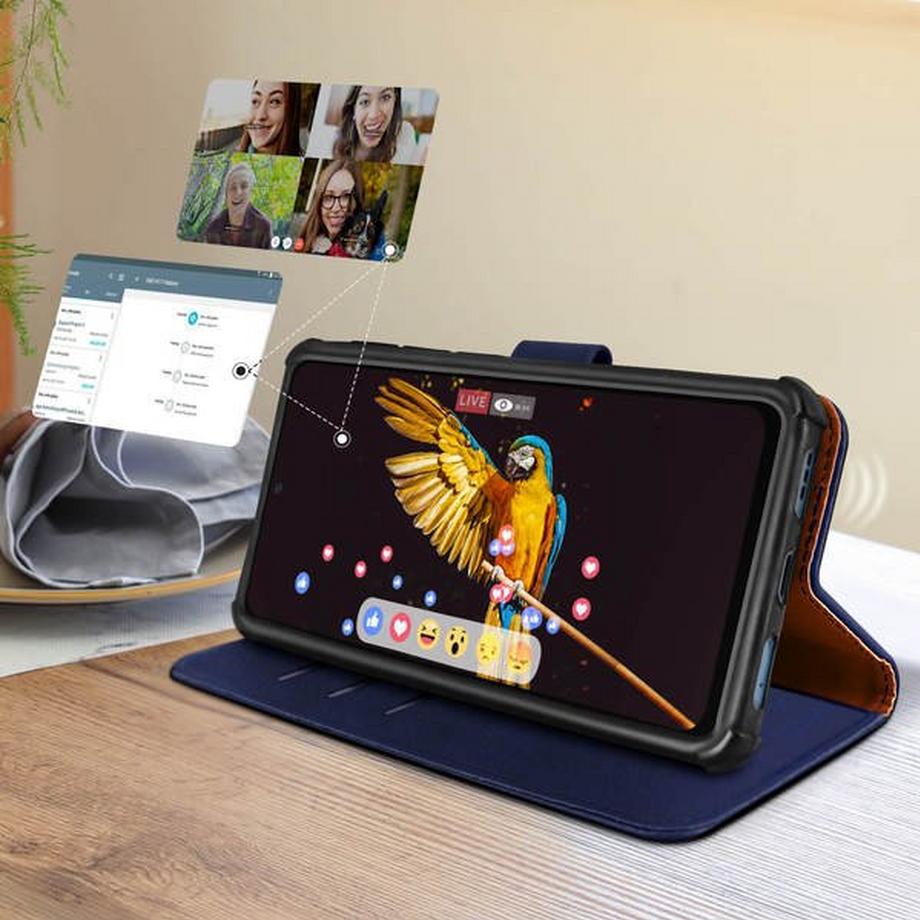 Avizar  Etui Portefeuille Taille 5.2 à 5.5 