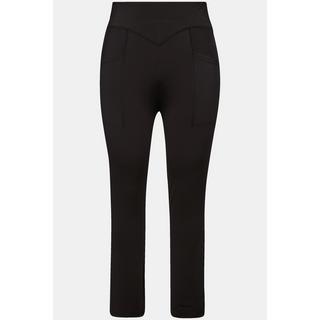 Ulla Popken  Straight Leg-Sportleggings, schnelltrocknend, recycelt, Taschen 