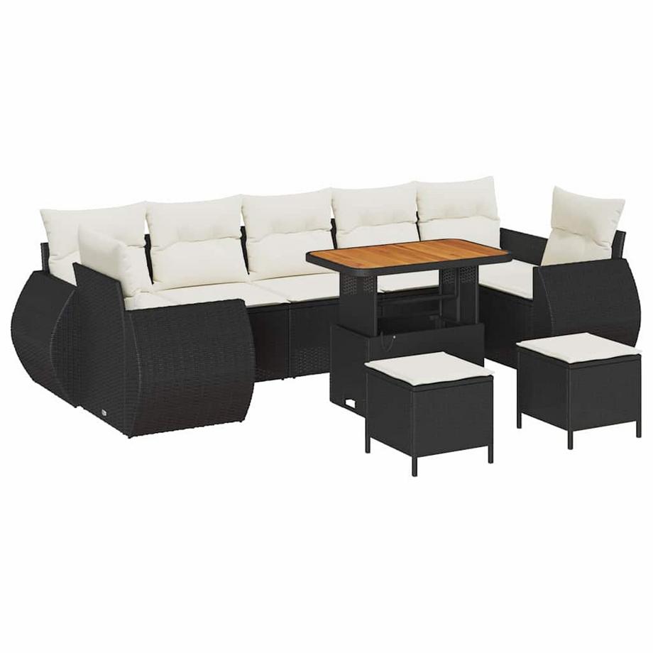 Set Divano da Giardino Polyrattan