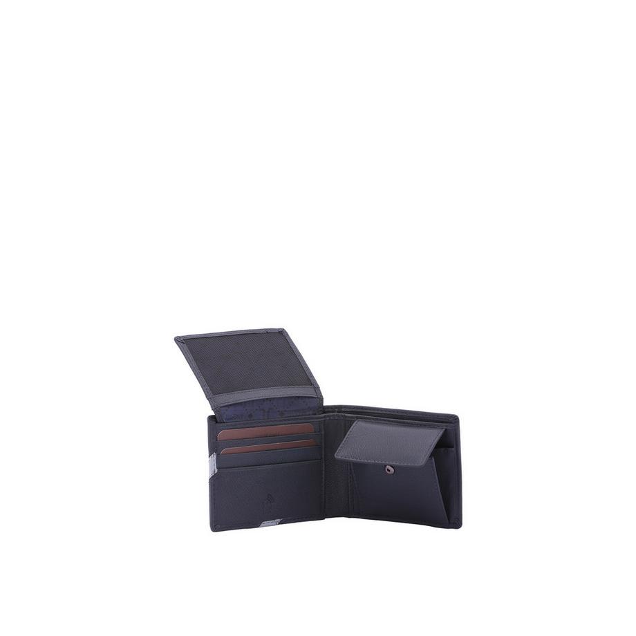 Lancetti Portefeuille bifold avec rayure diagonale  
