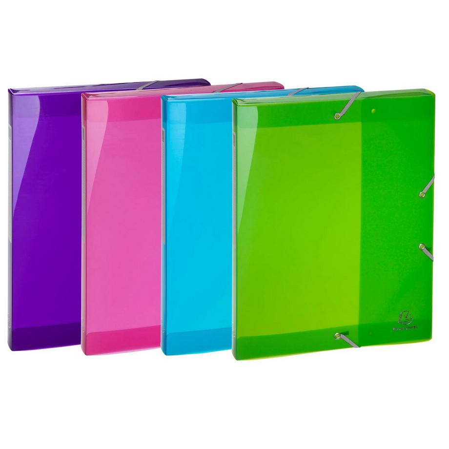 Boite de classement en polypropylène Dos 25mm Iderama PP - A4 - x 4